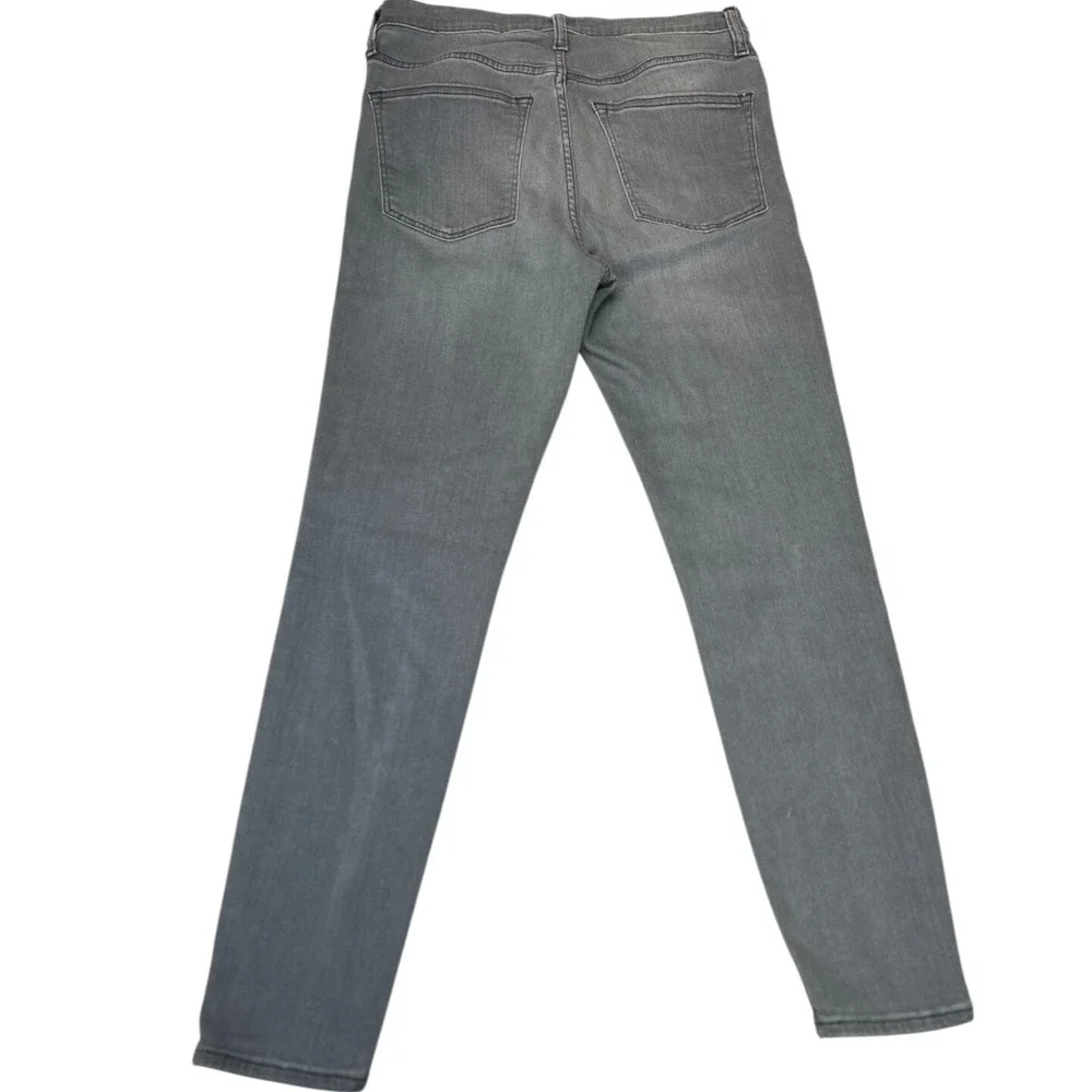 J Crew Skinny Jeans Womens 30 Gray‎ High Rise Stretch Denim Pants